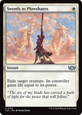 Espadas em Arados / Swords to Plowshares - Magic: The Gathering - MoxLand